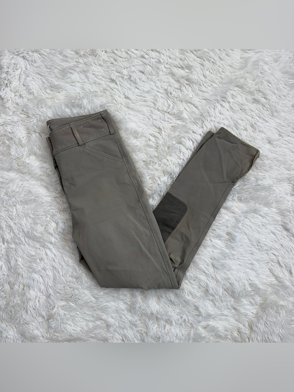 Women’s Size 26R Tan Tailored Sportsman Knee Patch Horseback Riding Breeches